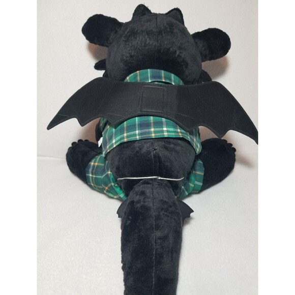 Build-A-Bear How to Train Your Dragon Black Dragon Toothless with Clothing 17 in - Picture 8 of 10